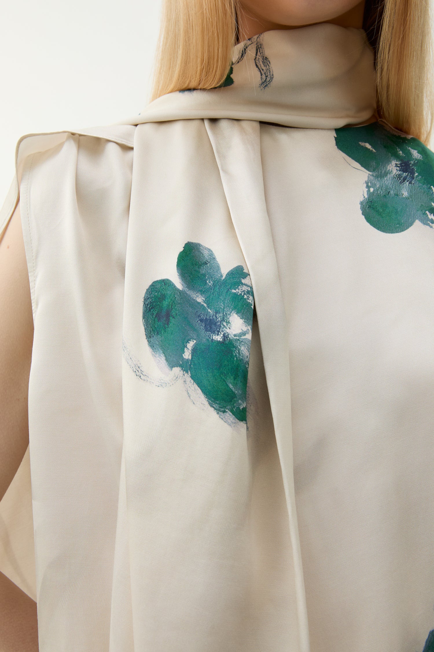 Gracie violet chine blouse