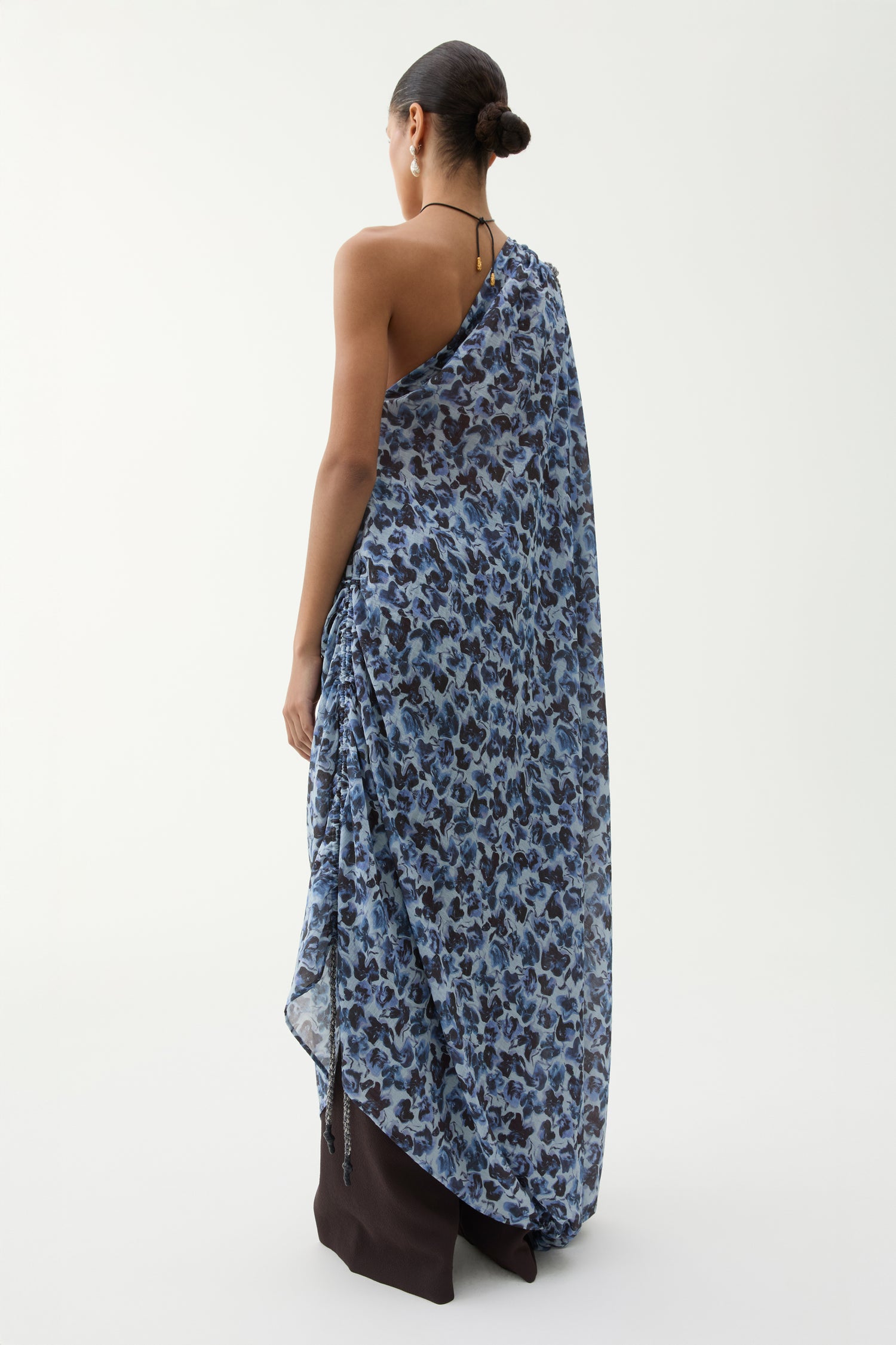 Shirley violet ditsy dress