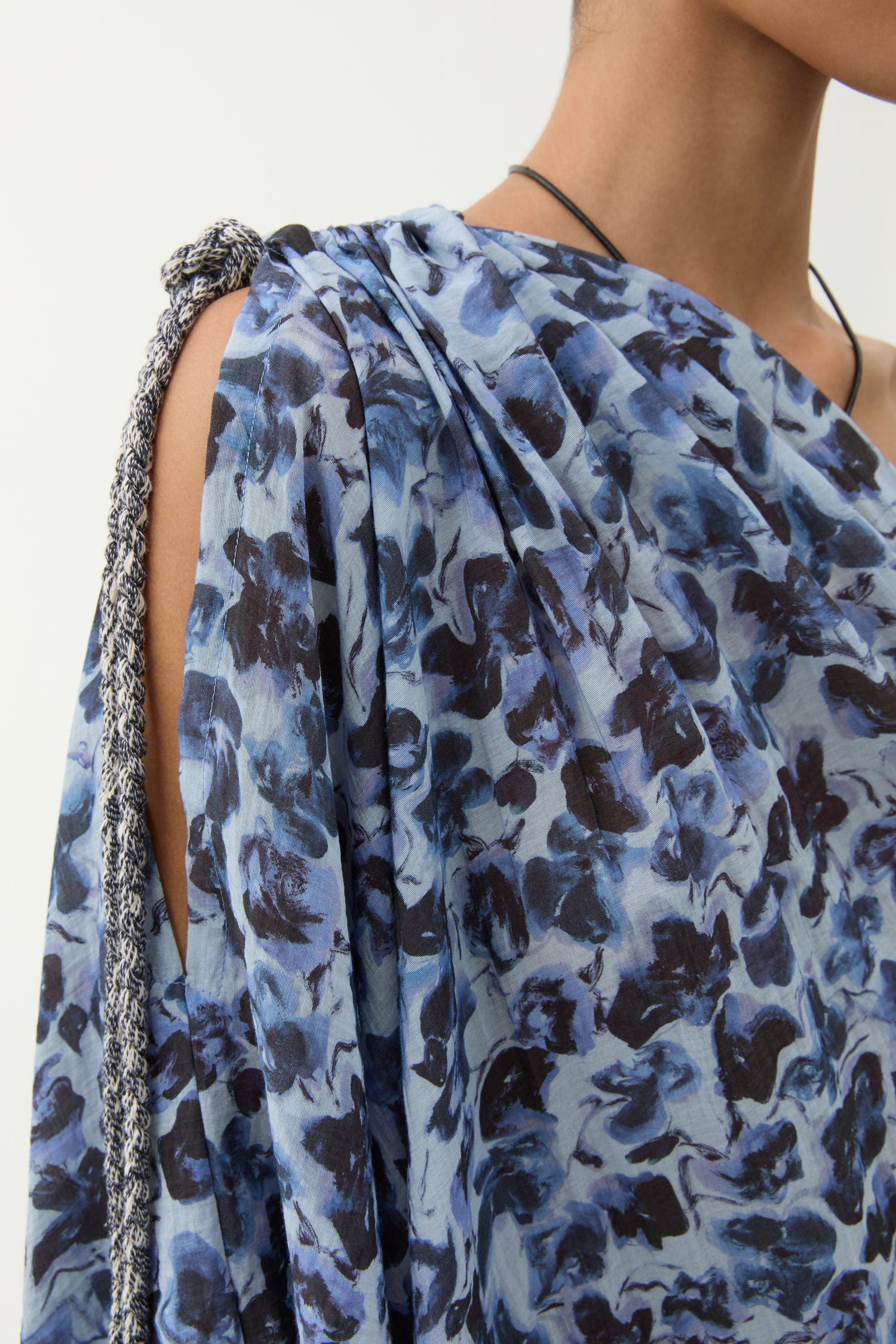 Shirley violet ditsy dress