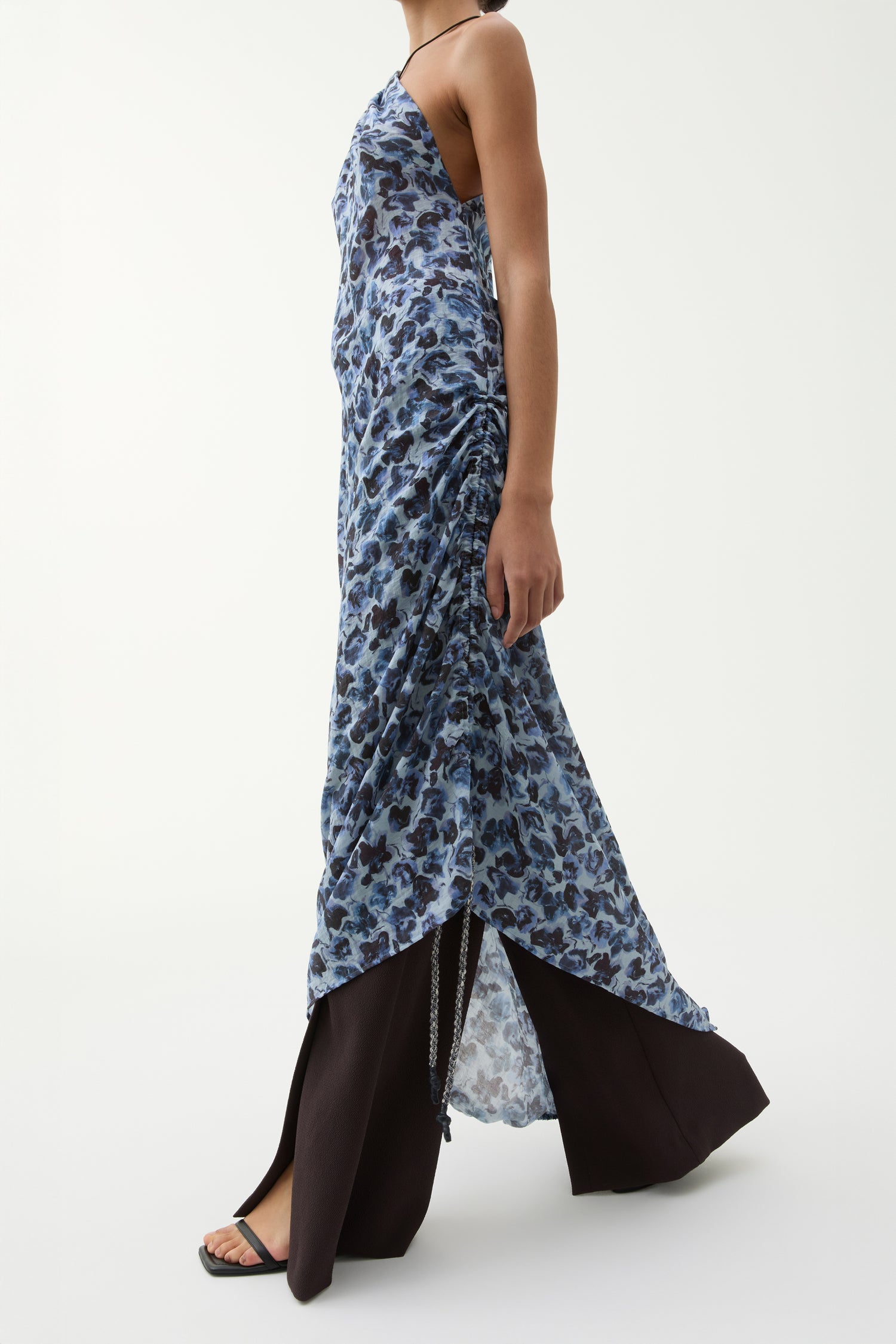 Shirley violet ditsy dress