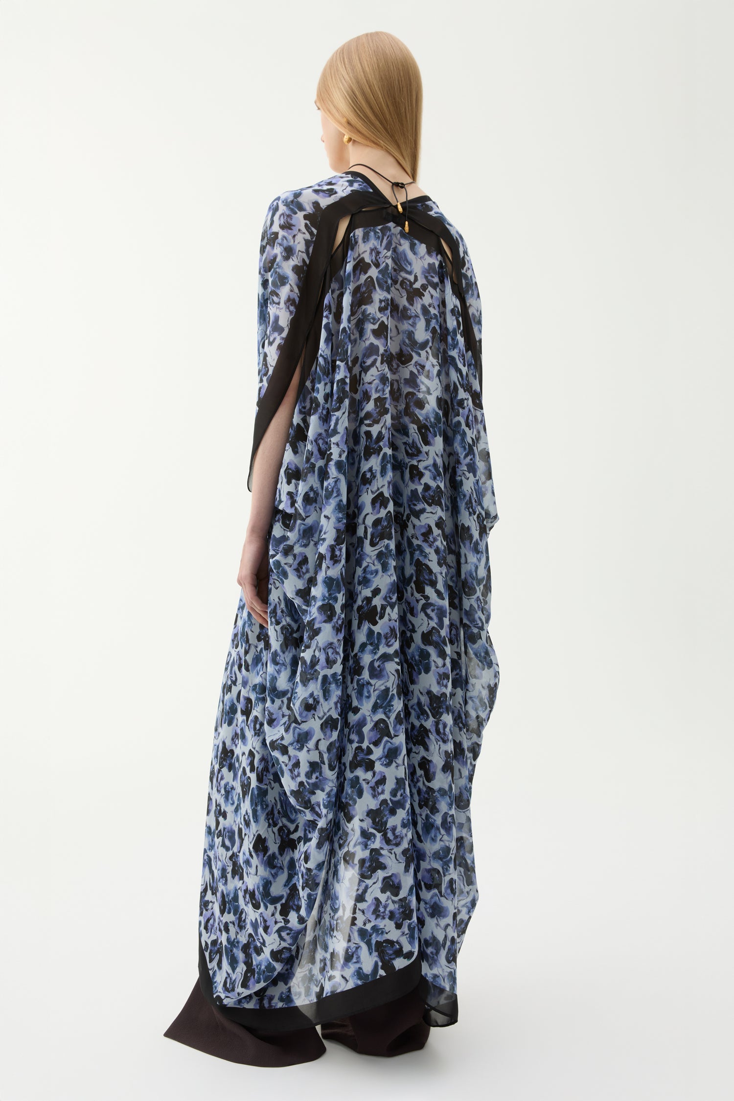 Agave violet ditsy caftan