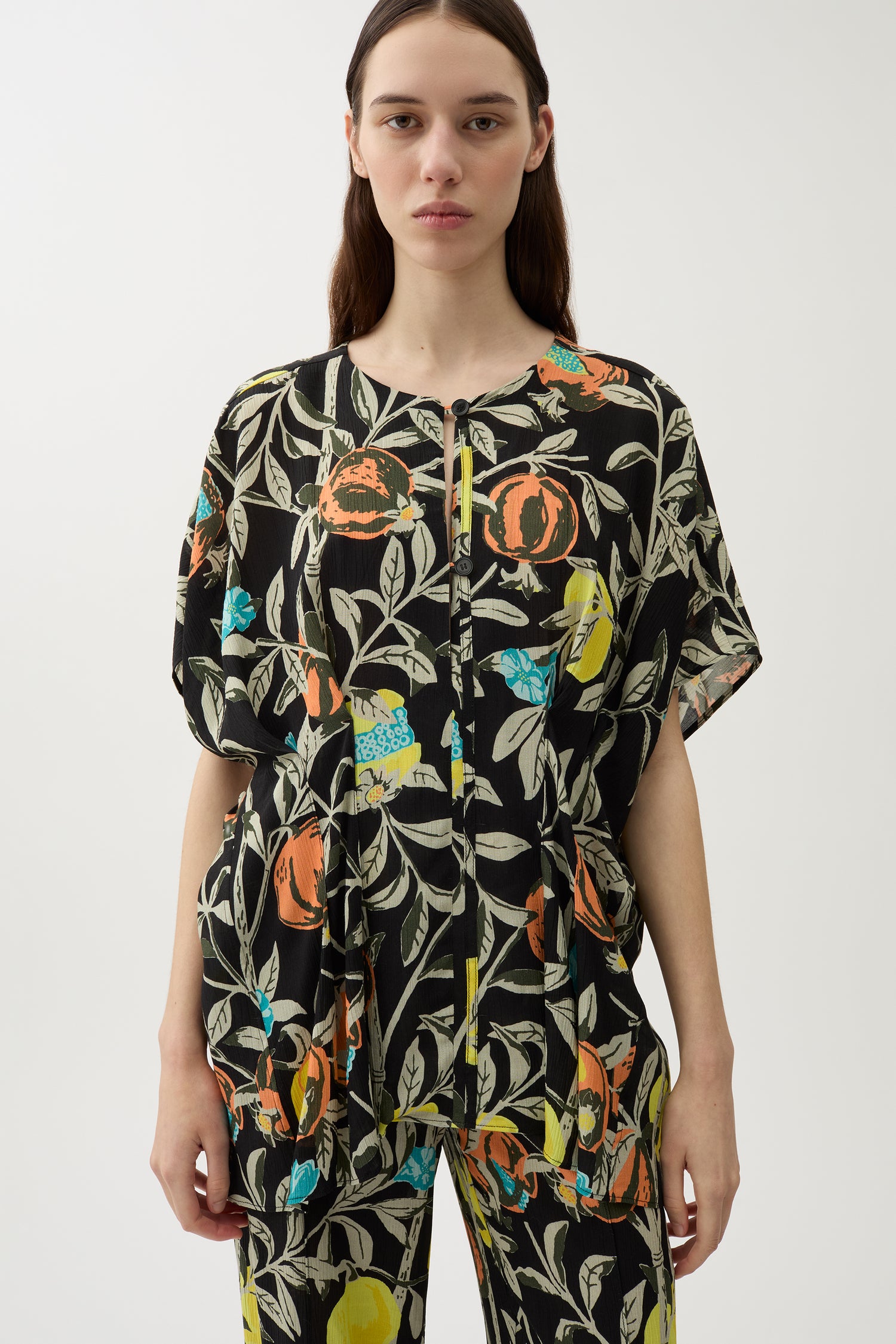 Jennia pomegranate blouse