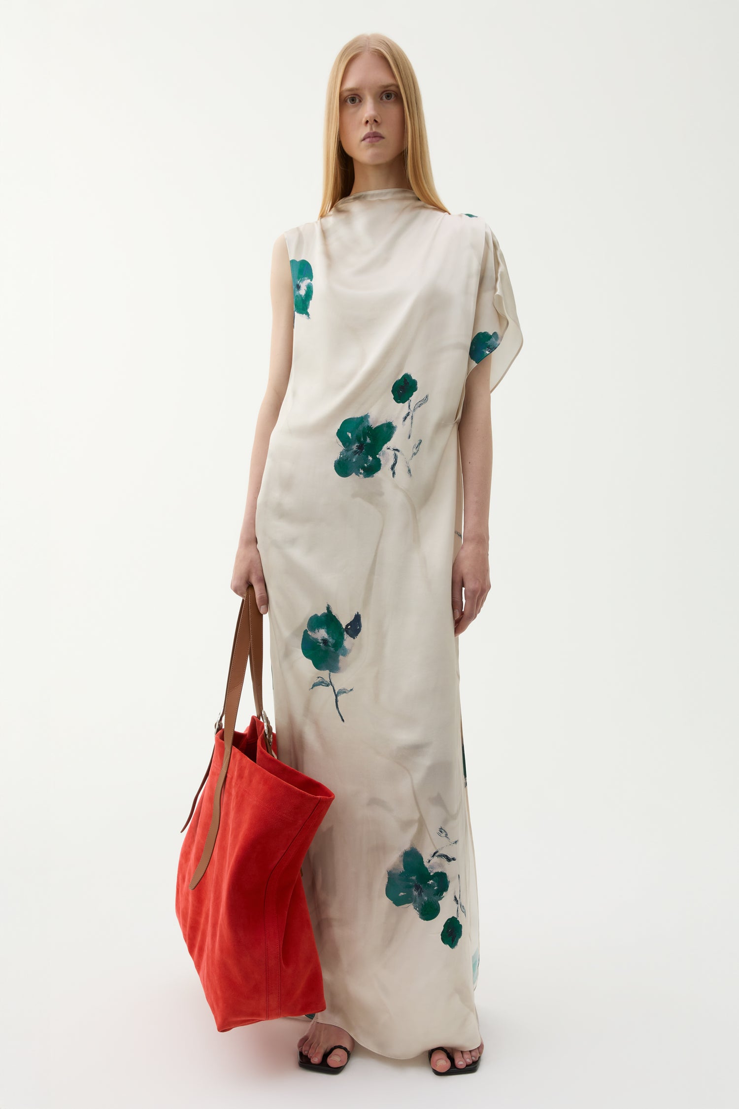 Alana violet chine dress