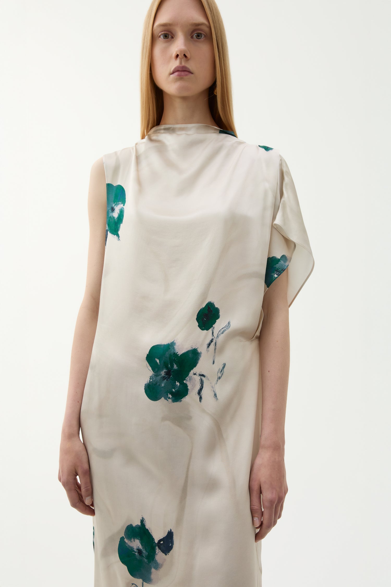 Alana violet chine dress