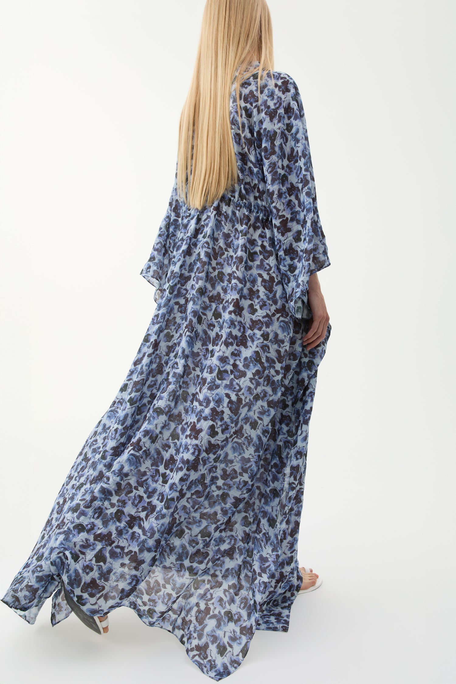 Viva violet ditsy caftan