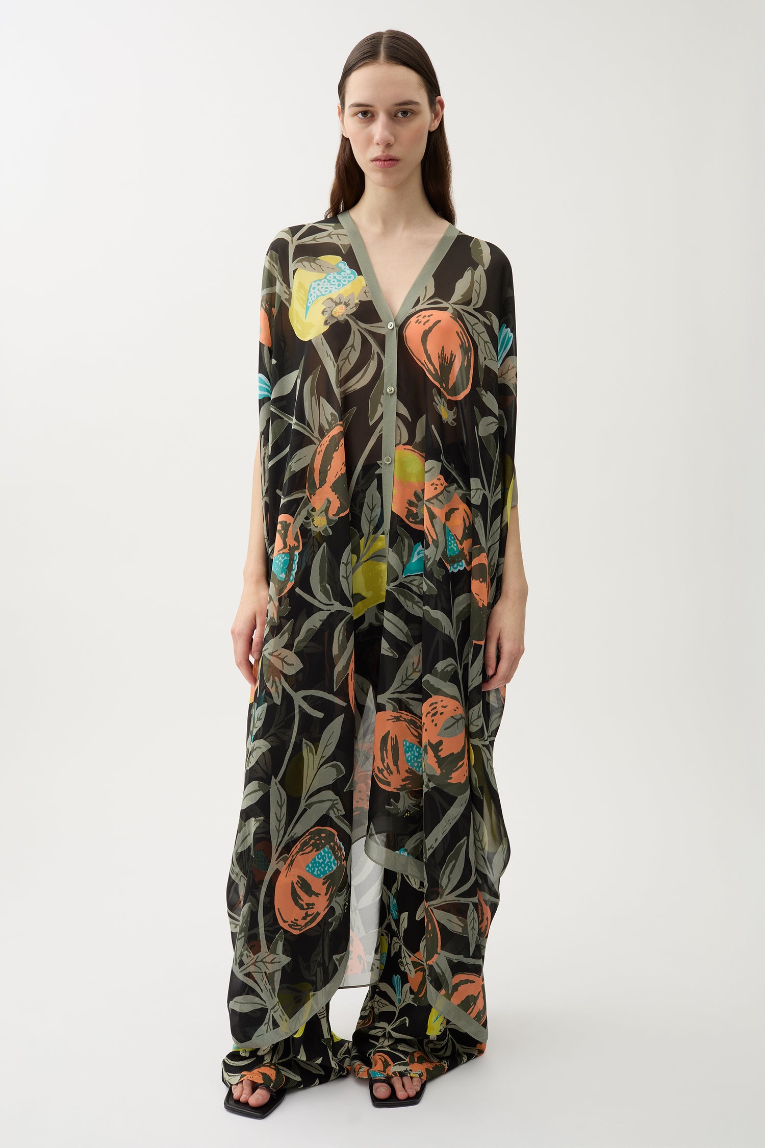 Agave pomegranate caftan