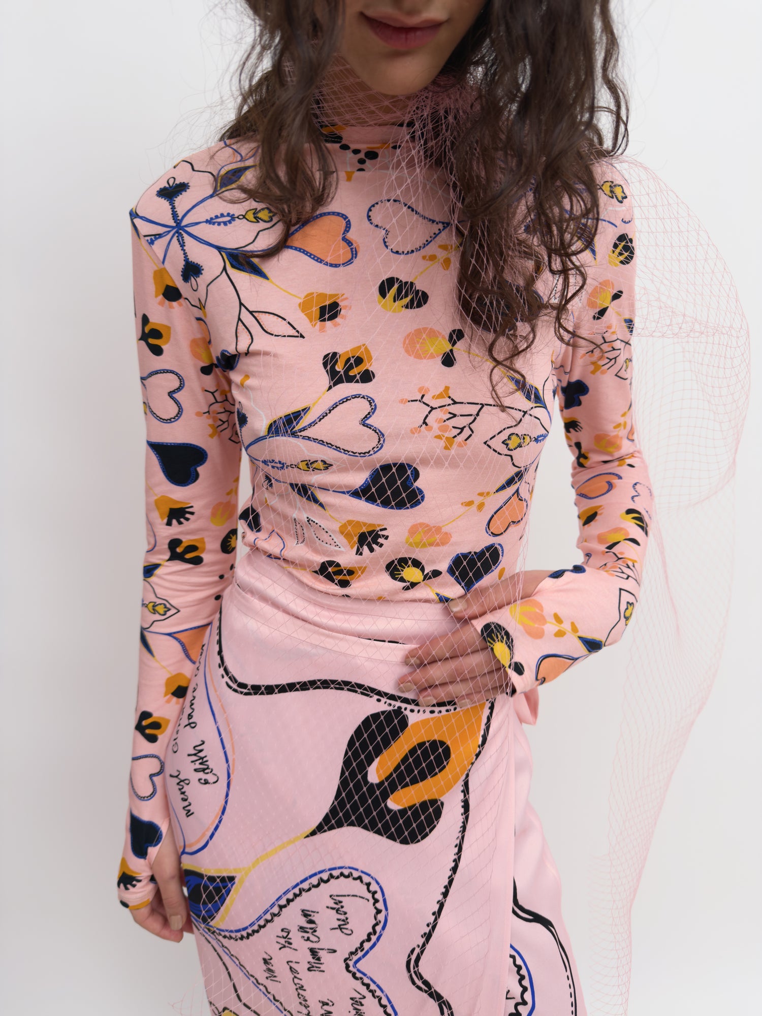 The Karlai Love Letter long sleeve dance top