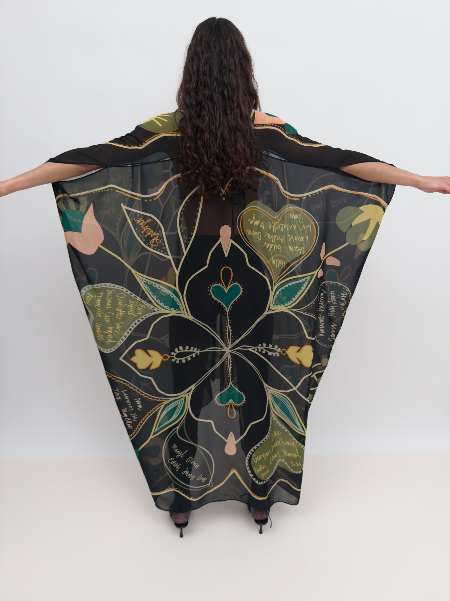 The Agave Love Letter caftan