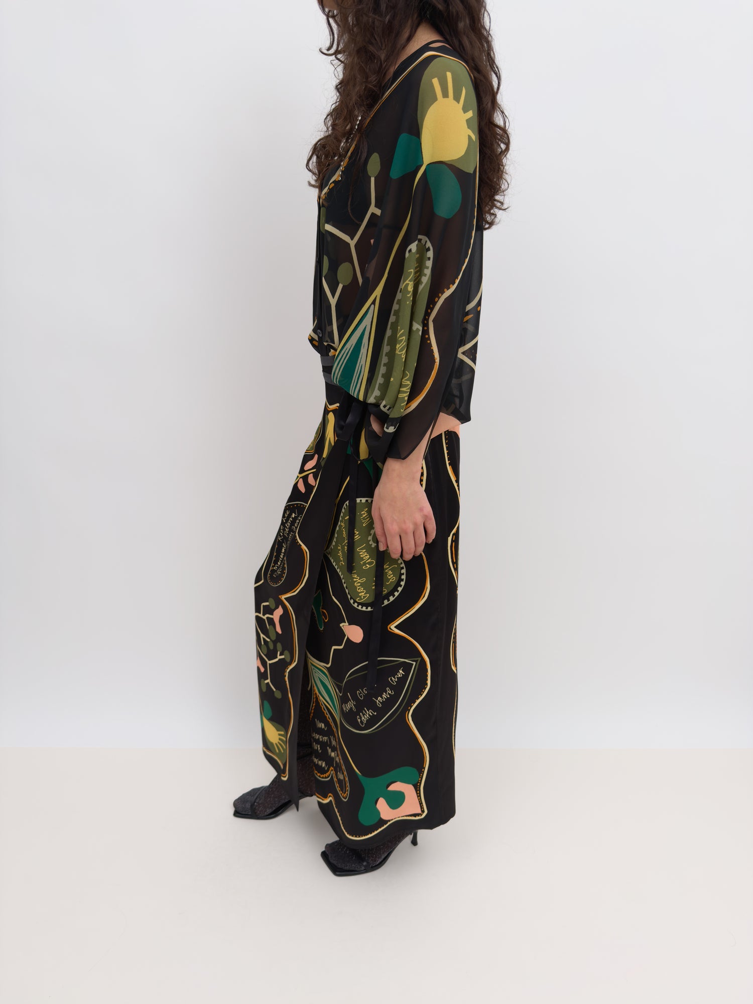 The Tove wrap skirt in Love Letter