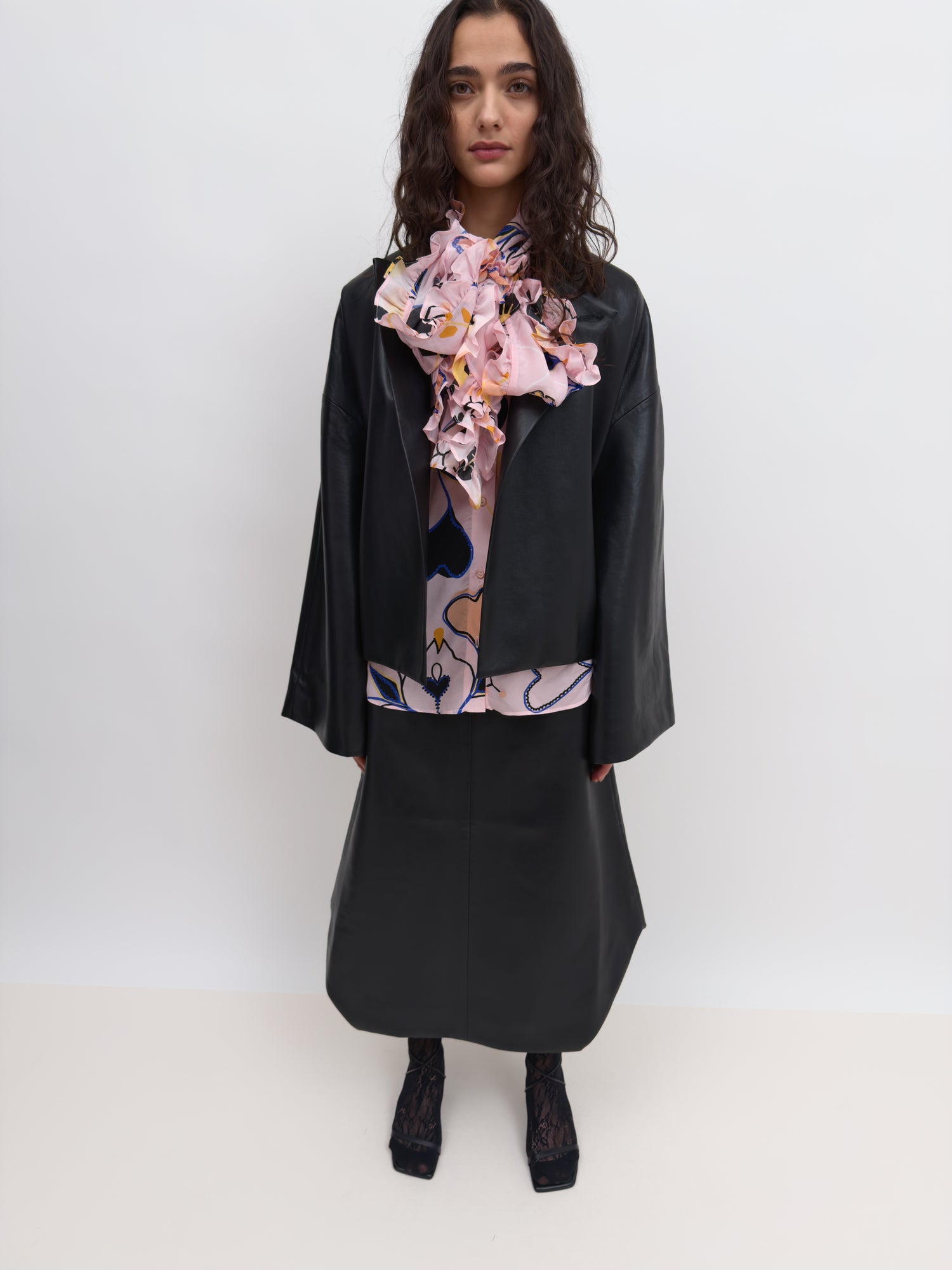 The Meryl bow tie blouse in Love Letter