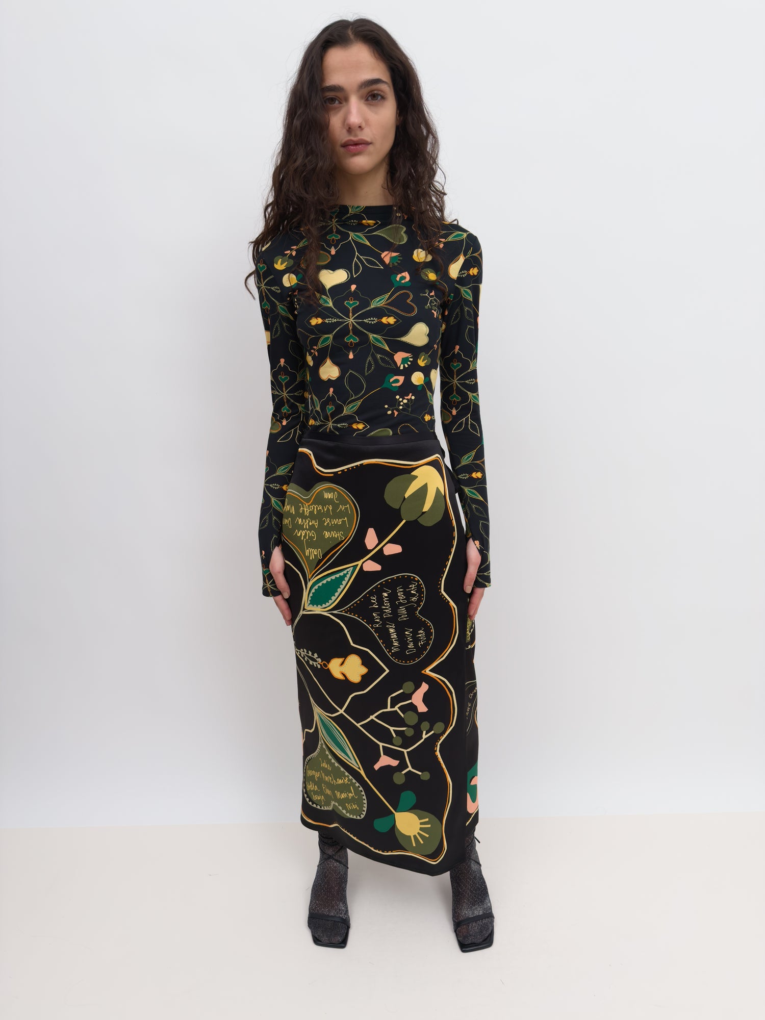 The Karlai Love Letter long sleeve dance top