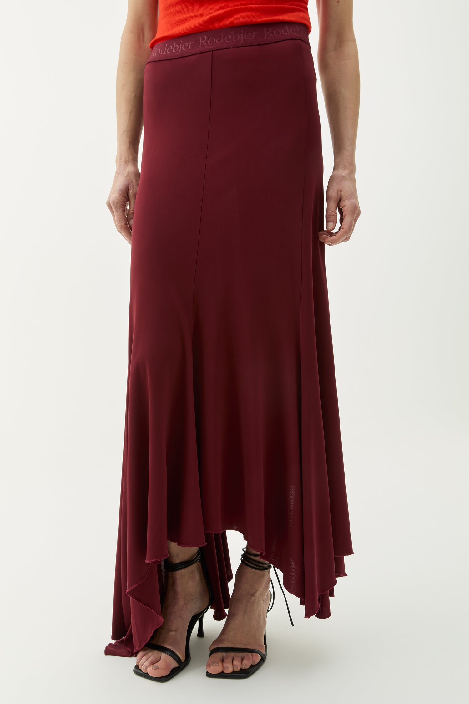 Sandy viscose skirt