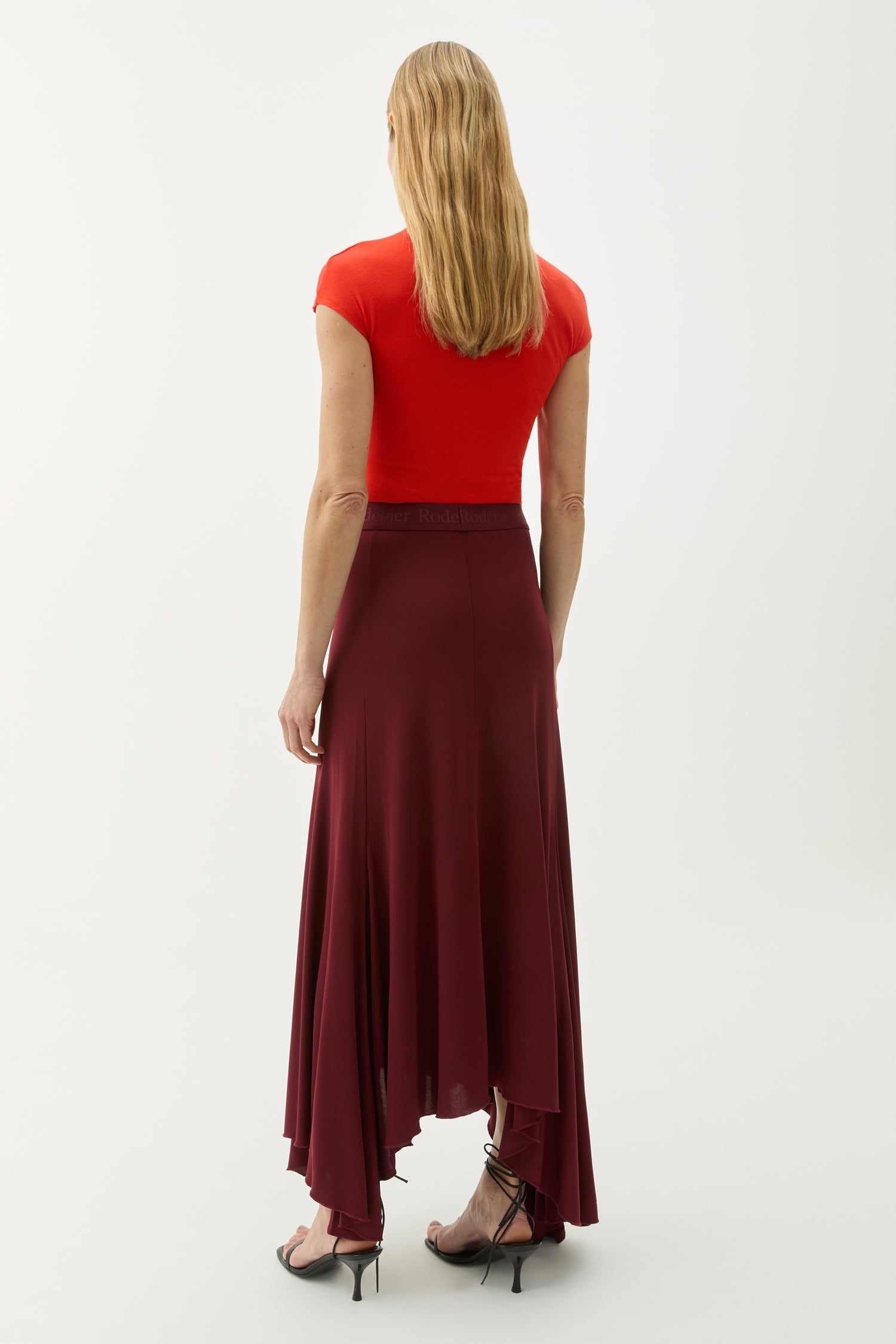 Sandy viscose skirt